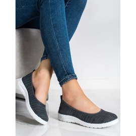 SHELOVET Zapatillas sin cordones gris 3