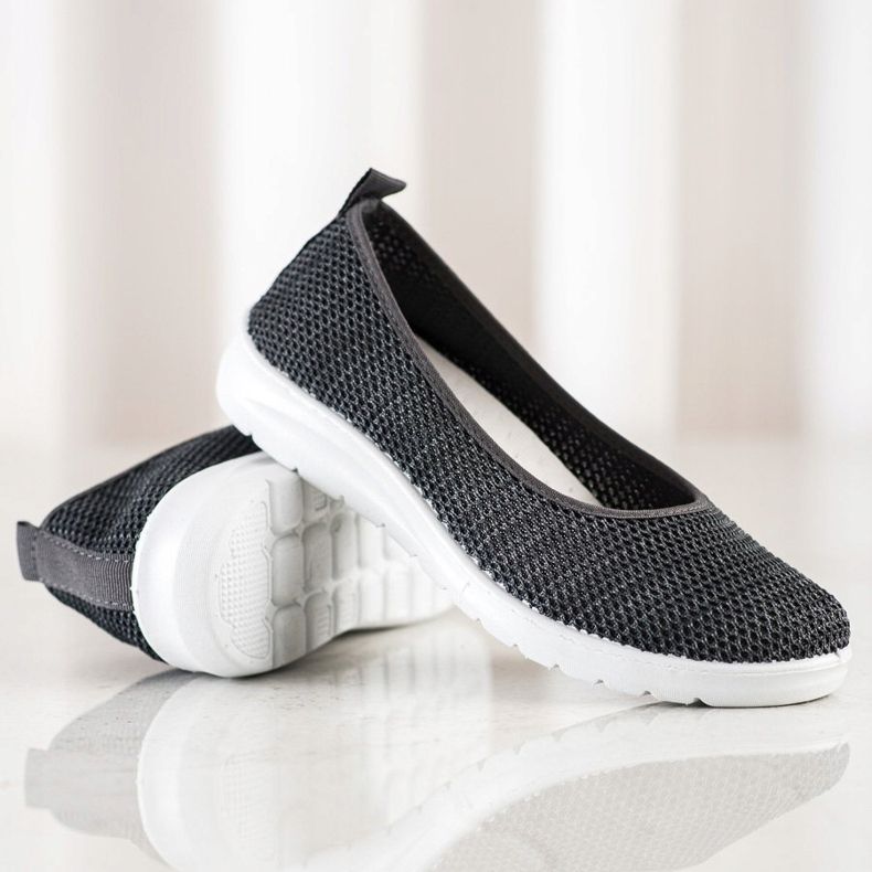 SHELOVET Zapatillas sin cordones gris 1
