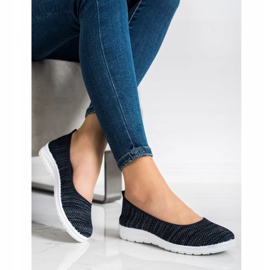 SHELOVET Zapatillas sin cordones azul marino azul 3