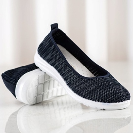 SHELOVET Zapatillas sin cordones azul marino azul 1