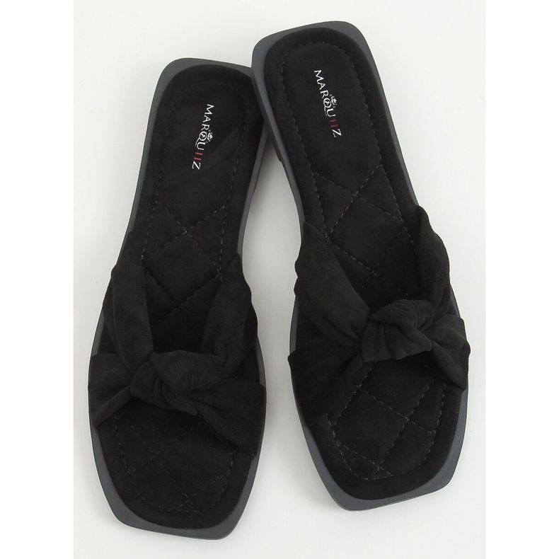 Pantuflas negras de mujer negras 6926 Black negro 1