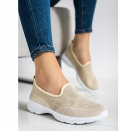 SHELOVET Calzado deportivo calado beige 3