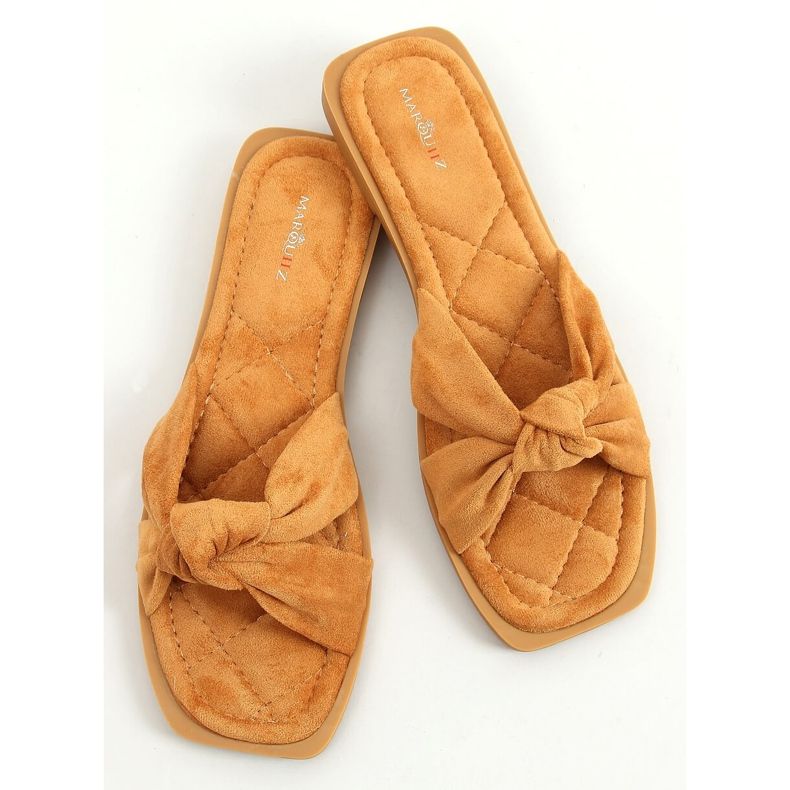Camel 6926 Pantuflas de mujer Camel marrón 1