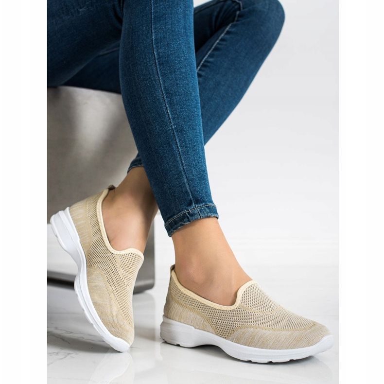 SHELOVET Calzado deportivo calado beige 1