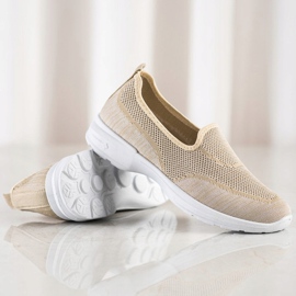 SHELOVET Calzado deportivo calado beige 2