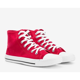 Zapatillas altas rojas de hombre Maximo rojo 1