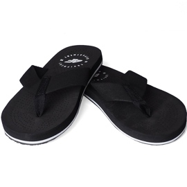 Pantuflas 4F para hombre deep black H4L20 KLM004 20S negro 1