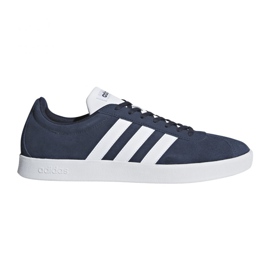 Zapatillas Adidas Vl Court 2.0 M DA9854 blanco azul marino 4