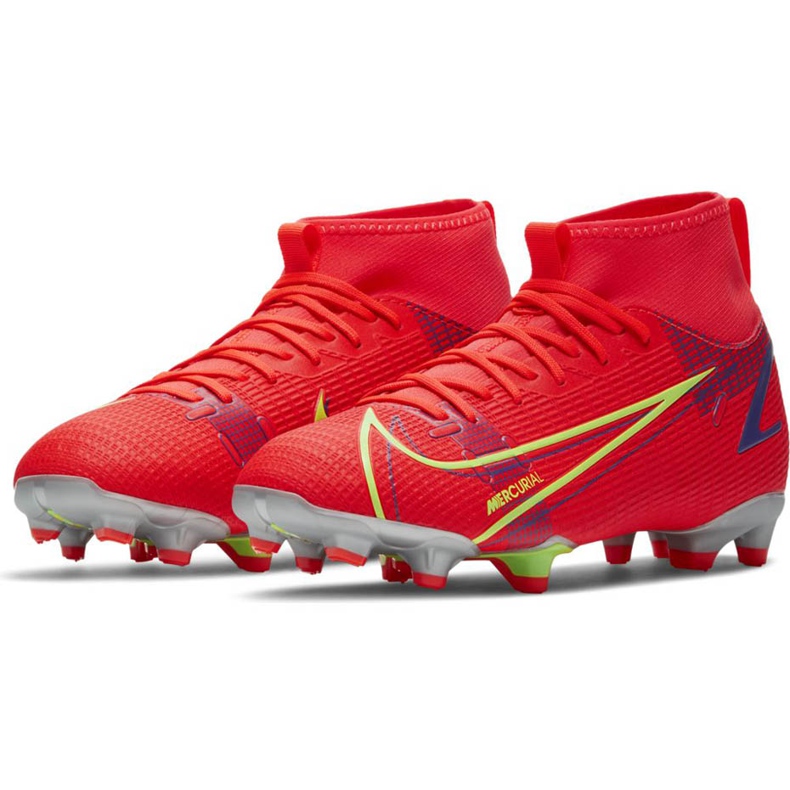 Calzado de fútbol Nike Mercurial Superfly 8 Academy Mg Jr CV1127 600 rojo 2
