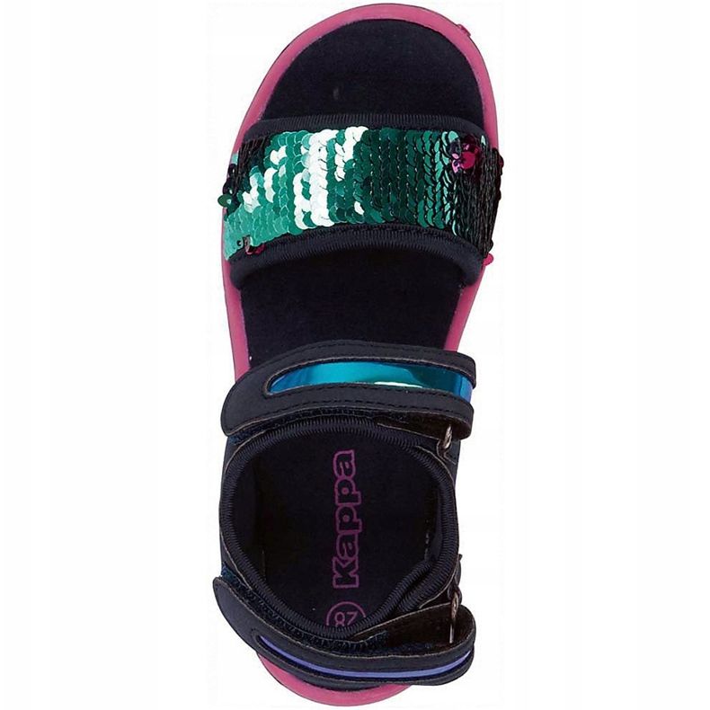 Sandalias para niños Kappa Seaqueen K Footwear Kids navy blue-pink 260767K 6722 azul marino rosado 1