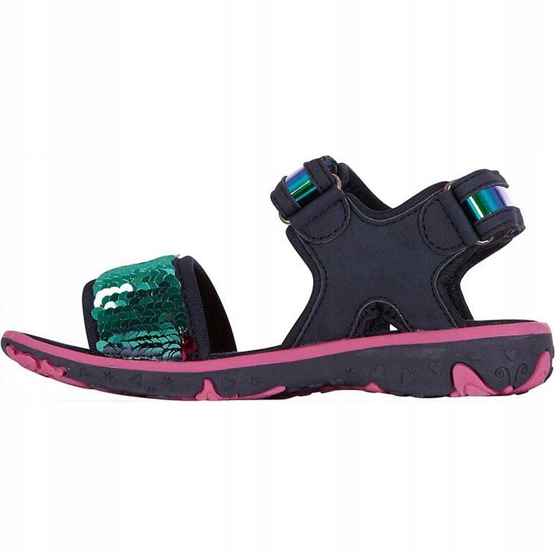 Sandalias para niños Kappa Seaqueen K Footwear Kids navy blue-pink 260767K 6722 azul marino rosado 2