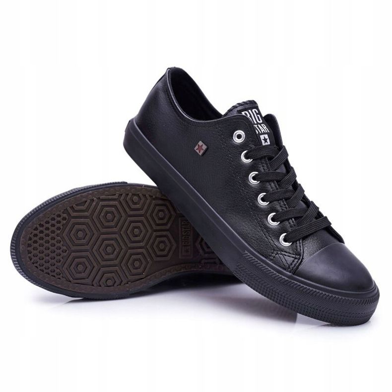 Zapatillas de Hombre Low Big Star Black V174345 negro 2 Zapatillas de Hombre Low Big Star Black V174345 negro 2