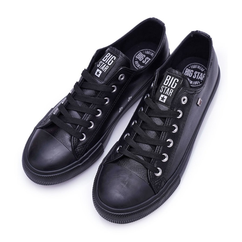 Zapatillas de Hombre Low Big Star Black V174345 negro 3 Zapatillas de Hombre Low Big Star Black V174345 negro 3