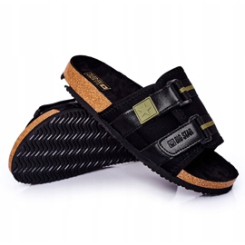 Pantuflas perfiladas para hombre Big Star HH174058 Negro 4