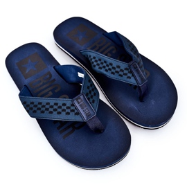 Chanclas de hombre Big Star HH174812 Azul marino 2