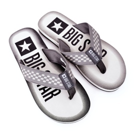 Zapatillas Hombre Chanclas Big Star HH174813 Gris 2