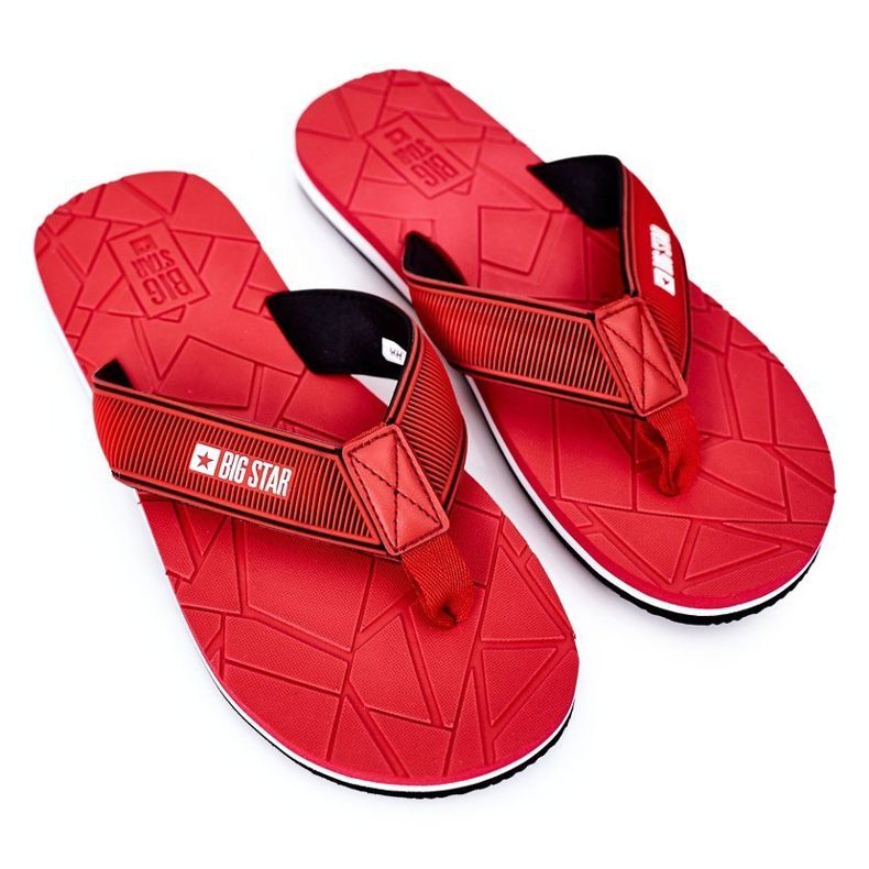 Chanclas de Hombre Big Star HH174819 Rojo 1