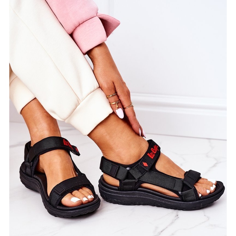 Sandalias deportivas de mujer Lee Cooper LCW-21-34-0211L Black negro 2