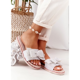 PS1 Pantuflas de Goma con Lazo Gabriell Blanco 5