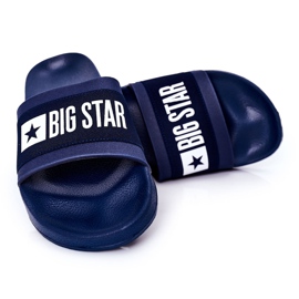 Zapatillas de hombre Big Star HH174833 Azul marino 4