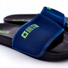 Zapatillas de hombre Big Star DD174708 azul marino 2