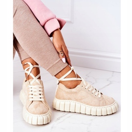 Zapatillas de gamuza en el beige lo que sea 2