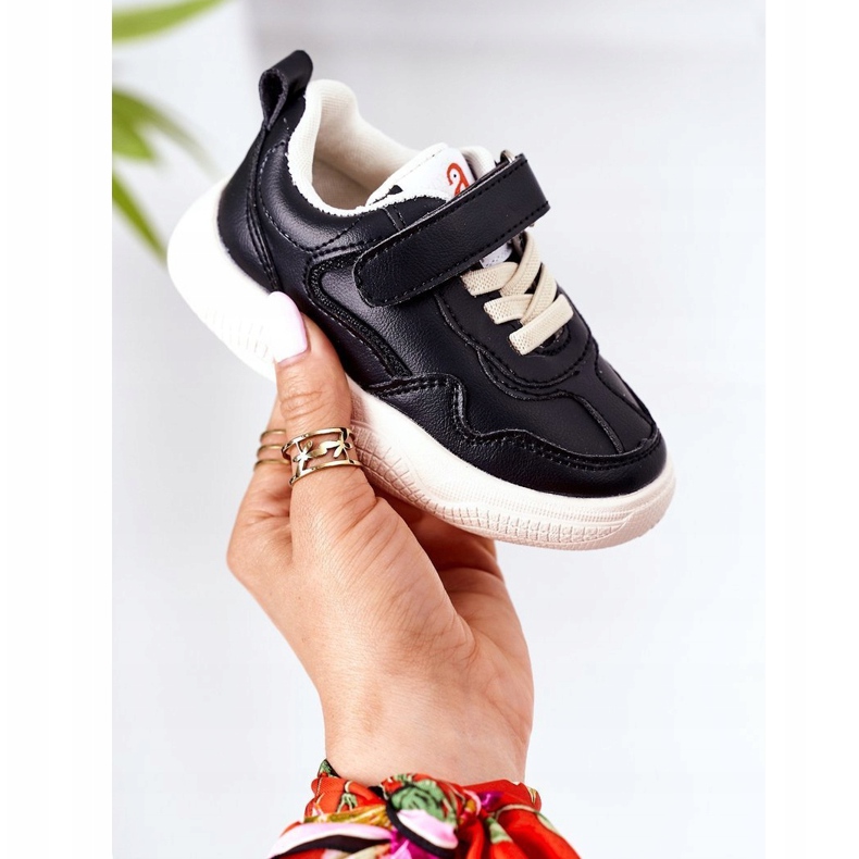Apawwa Zapatillas deportivas para niños Zapatillas Black Runner negro 2