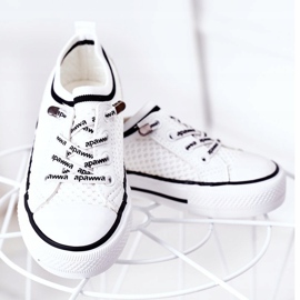 Apawwa Zapatos deportivos blancos Kids Club para niños 3