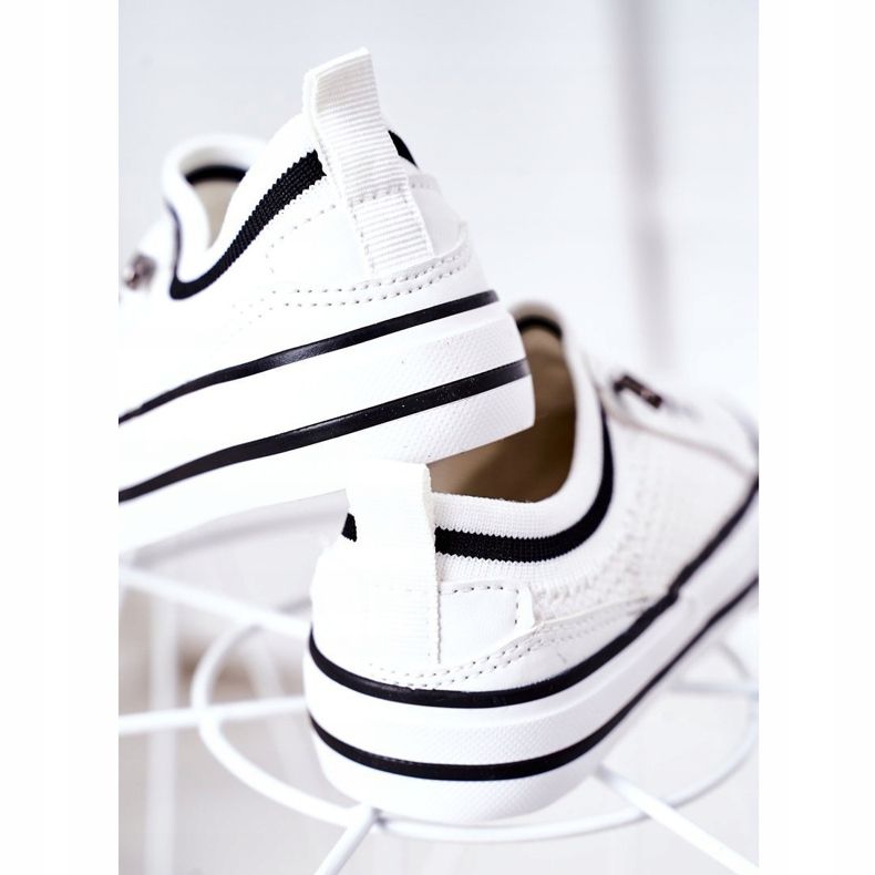 Apawwa Zapatos deportivos blancos Kids Club para niños 2