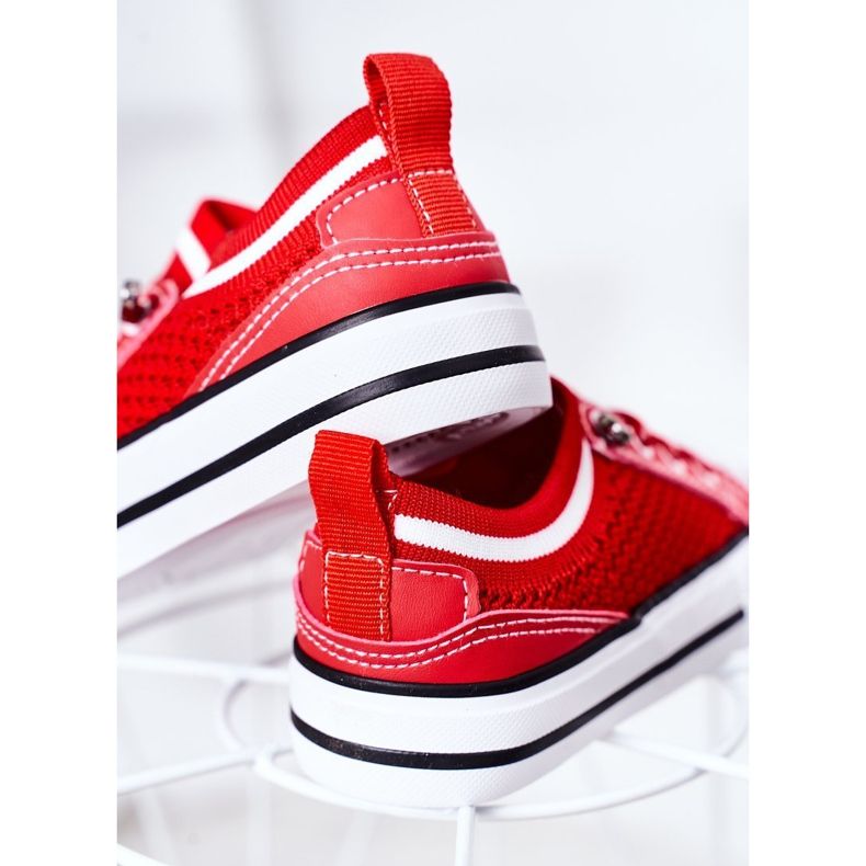Apawwa Zapatillas infantiles rojas Kids Club rojo 1 Apawwa Zapatillas infantiles rojas Kids Club rojo 1