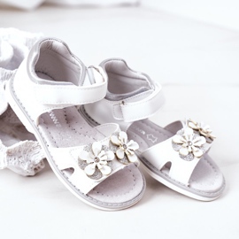Apawwa Sandalias Infantiles Con Velcro Maysa Blanco 2