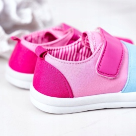Apawwa Deportivas Infantiles Con Velcro Fucsia Marta rosado multicolor 1
