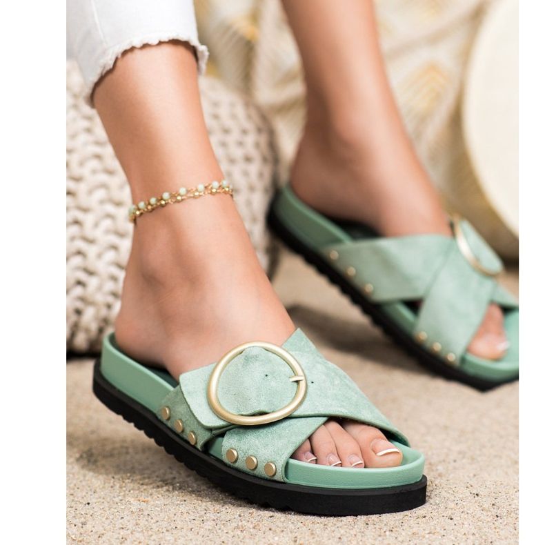 Renda Zapatillas Casual verde 1