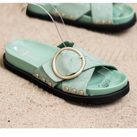 Renda Zapatillas Casual verde 2