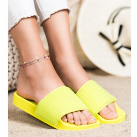 Kayla Pantuflas Amarillas Clásicas amarillo 2