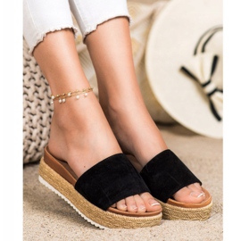 SHELOVET Zapatillas clásicas en la plataforma negro 2