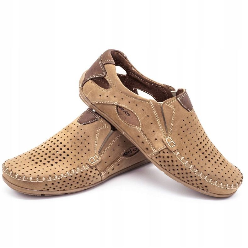 Olivier Mocasines para hombres 901 para beige beige de verano 6