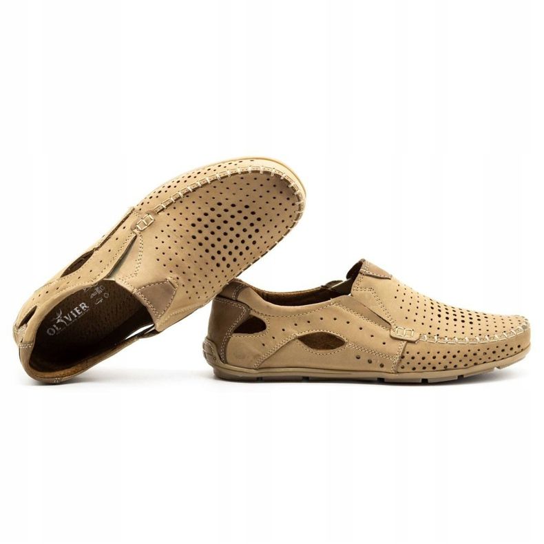 Olivier Mocasines para hombres 901 para beige beige de verano 2