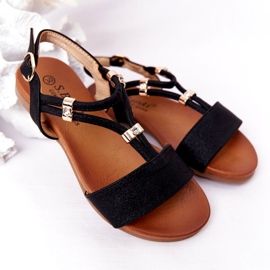 S.Barski Sandalias para niños S. Bararski Comfort Black negro 1