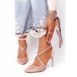 Tacones de ante Visconi 7400TAS / 239 beige rosado 1 Tacones de ante Visconi 7400TAS / 239 beige rosado 1