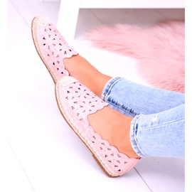 Lu Boo Ballerinas Mujer Rosa Alpargatas Macarena Flowers rosado 1