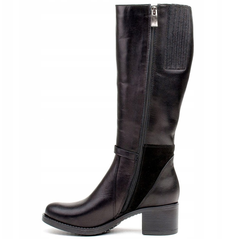 Marco Shoes Botas de mujer cómodas 0928K para días fríos negro 1