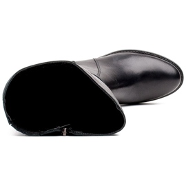 Marco Shoes Botas de mujer cómodas 0928K para días fríos negro 5