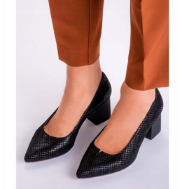 Marco Shoes Salón de mujer Marco 1038P con plantilla suave negro 1