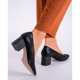 Marco Shoes Salón de mujer Marco 1038P con plantilla suave negro 4