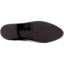 Marco Shoes Marrón 1284B Marco botas planas marrones con goma 5