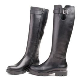 Marco Shoes Botas 1340K negras con detalles metálicos negro 3