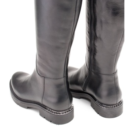 Marco Shoes Botas 1340K negras con detalles metálicos negro 6