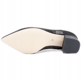 Marco Shoes Zapato negro con cordones 1248P de ante con estampado 6