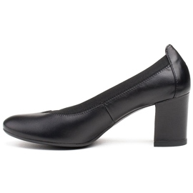 Marco Shoes Zapatos de salón con plantilla cómoda y goma en el empeine negro 2